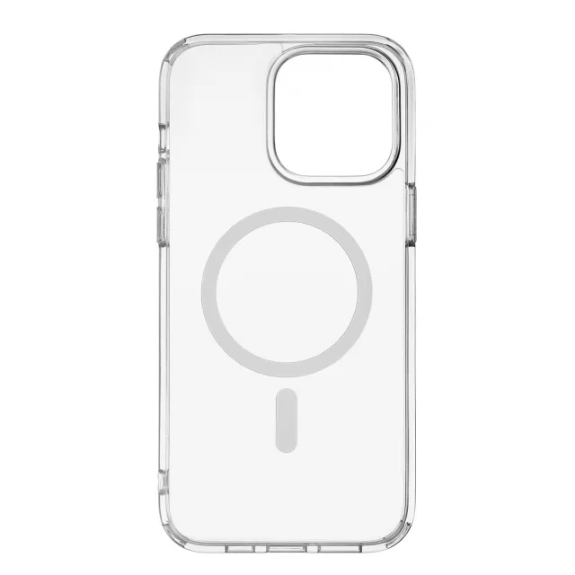Чехол-накладка uBear Real Mag Case для смартфона Apple iPhone 14 Pro Max (Цвет: Crystal Clear)