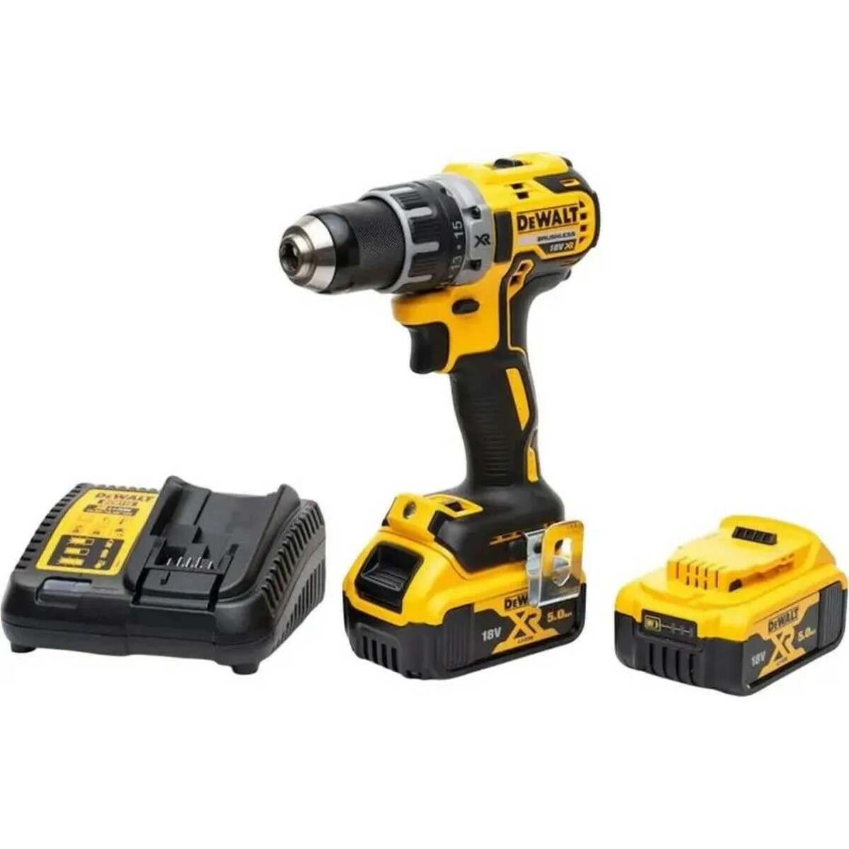 Дрель-шуруповерт DeWalt DCD791P2-QW (Цвет: Yellow)