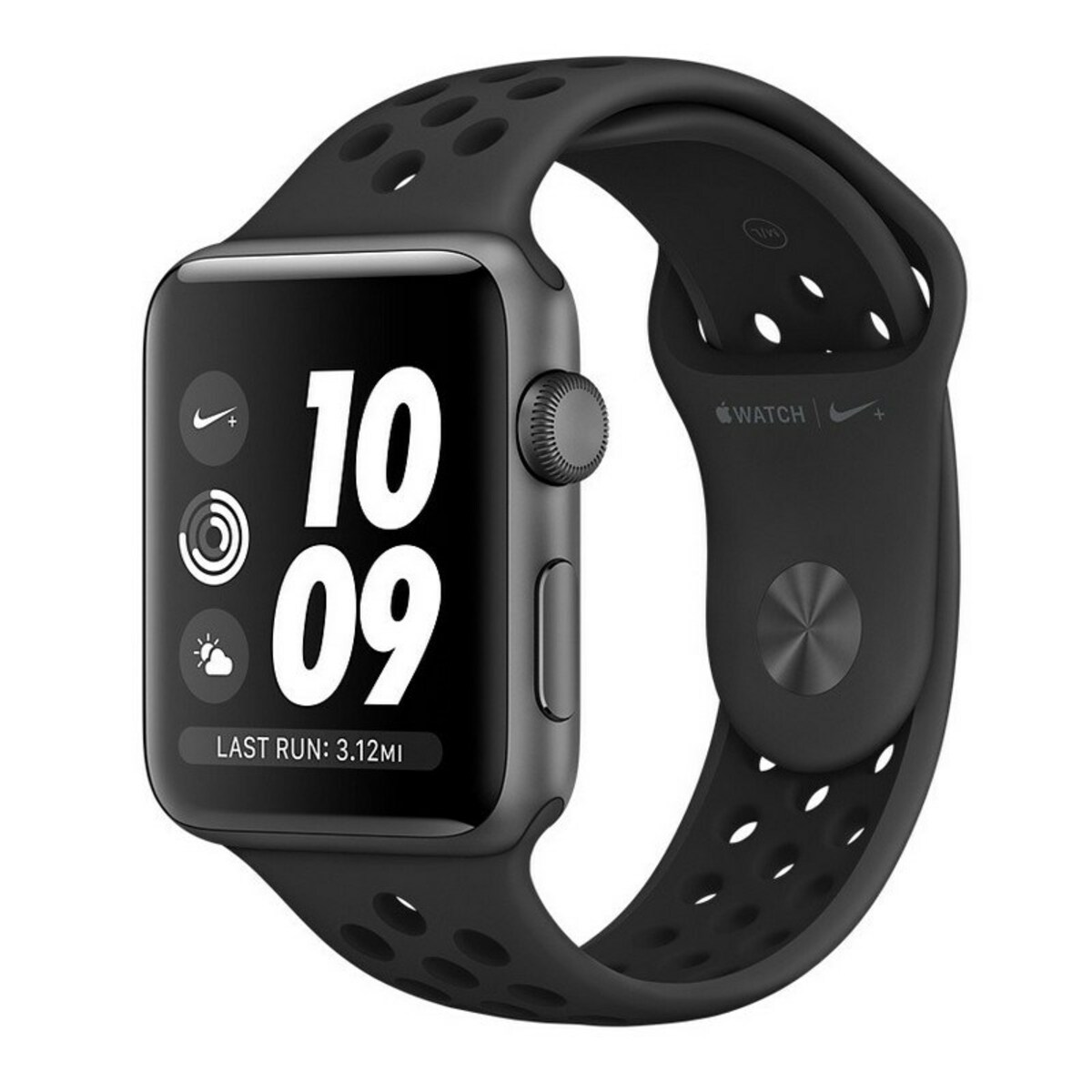 Умные часы Apple Watch Series 3 42mm Aluminum Case with Nike Sport Band (Цвет: Space Gray/Anthracite and Black)