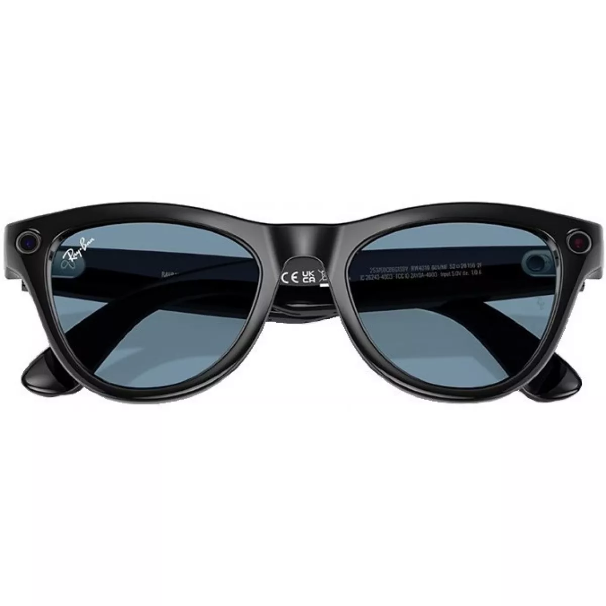 Умные очки Ray-Ban Meta Skyler RW4010 (Цвет: Shiny Black/Transitions Cerulean Blue)