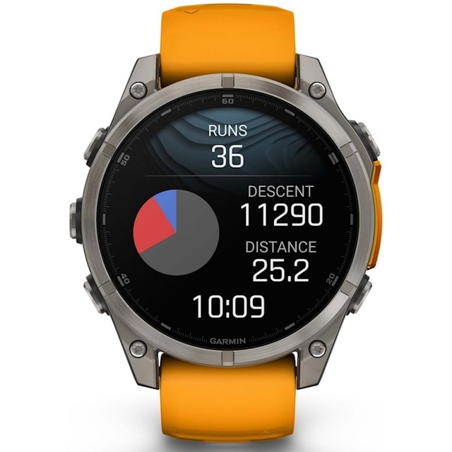 Умные часы Garmin Fenix 8 47mm Amoled Sapphire Graphite DLC (Цвет: Titanium Spark / Orange) Умные часы Garmin Fenix 8 47mm Amoled Sapphire Graphite DLC (Цвет: Titanium Spark / Orange)
