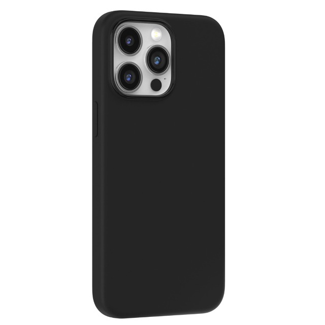 Чехол-накладка Devia Nature Series Silicone Case для iPhone 15 Pro, черный