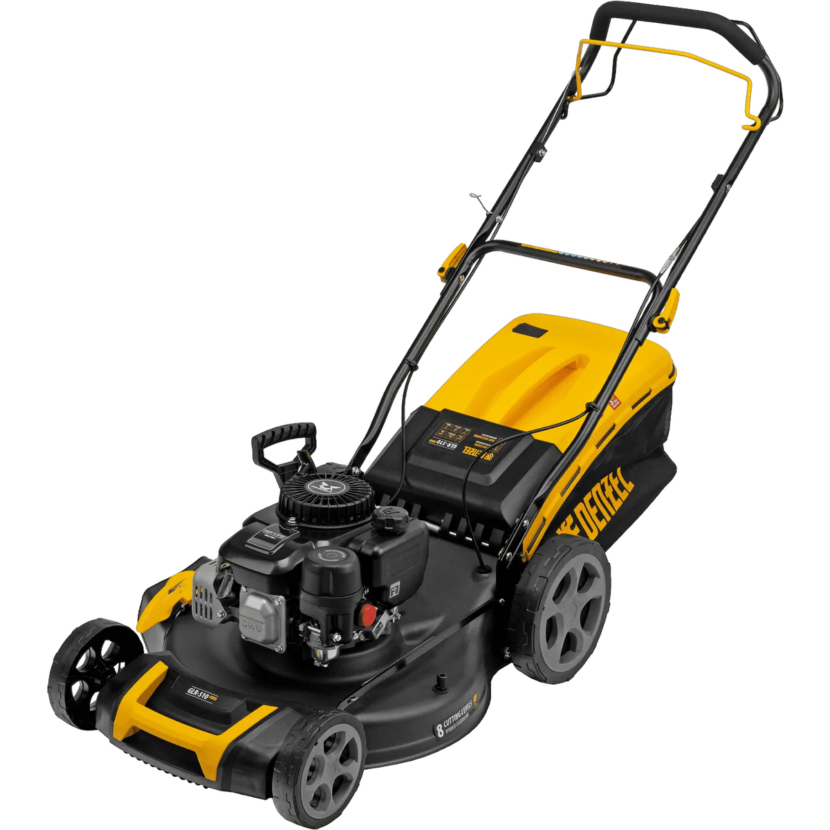 Газонокосилка роторная DENZEL GLR-510SP-ZS (Цвет: Yellow/Black)