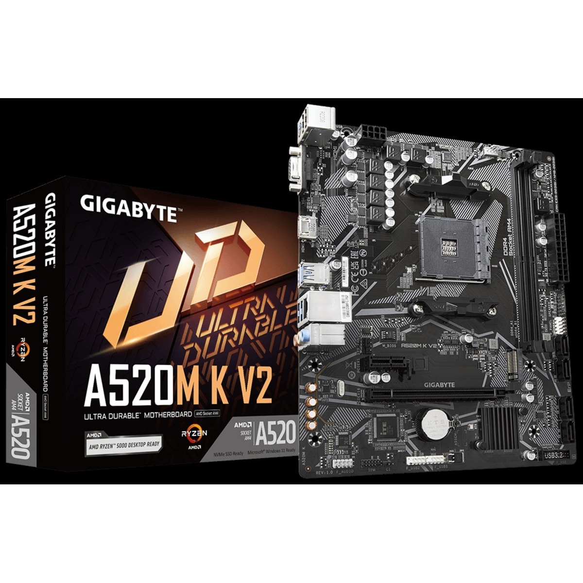 Материнская плата Gigabyte A520M K V2