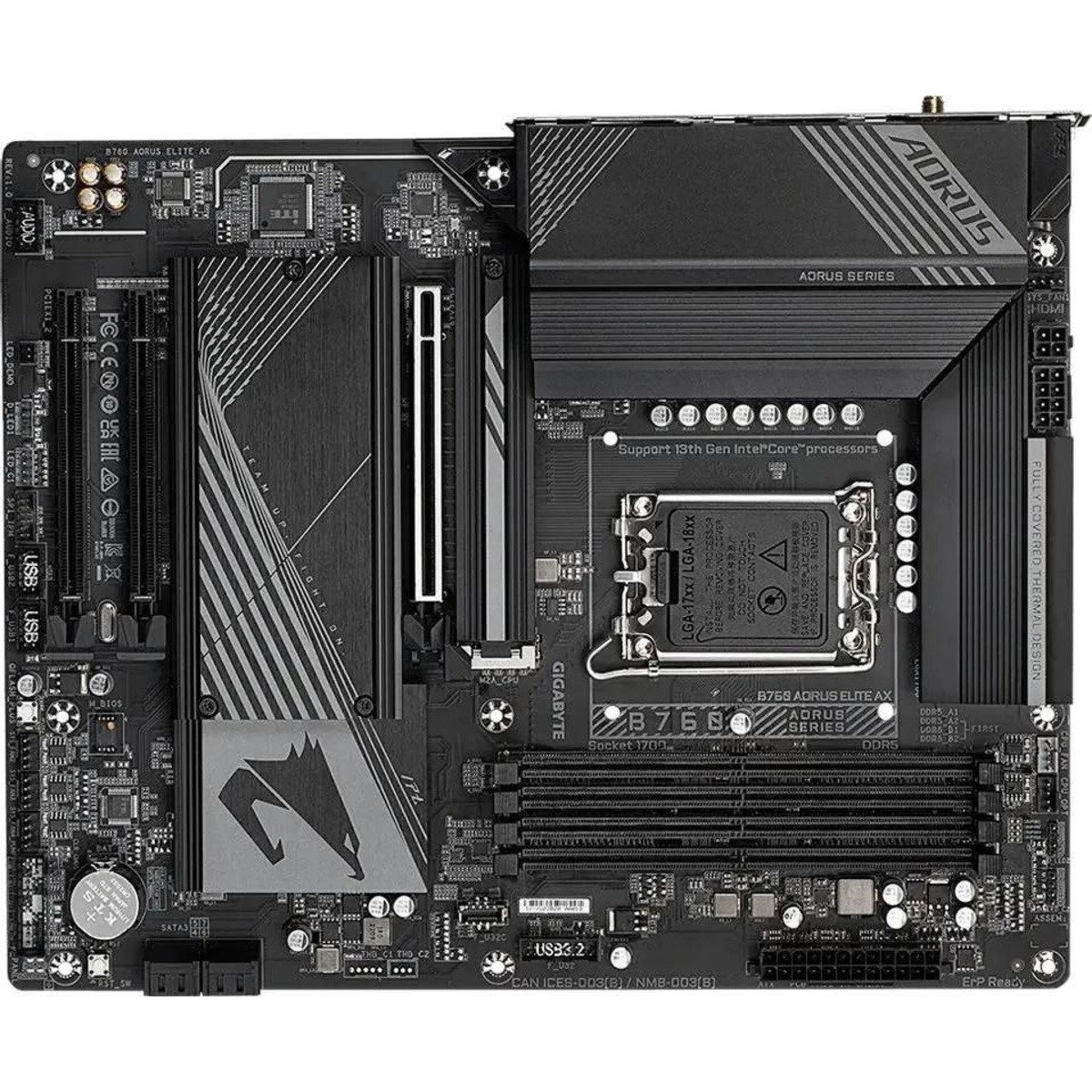 Материнская плата Gigabyte B760 AORUS ELITE AX