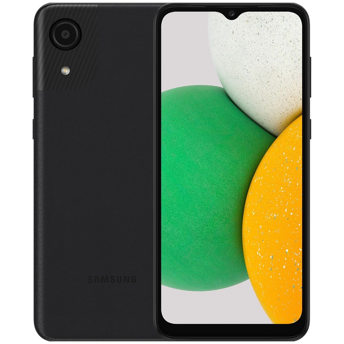 Смартфон Samsung Galaxy A03 Core 2/32Gb (Цвет: Onyx)