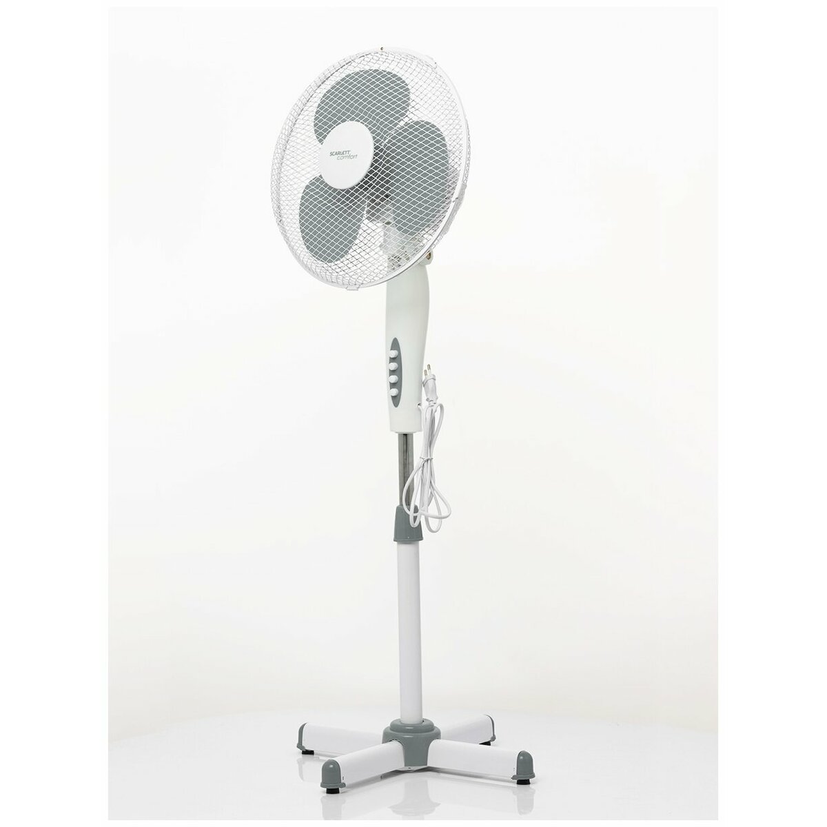 Вентилятор напольный Scarlett SC-SF111B20 (Цвет: White)