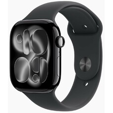 Умные часы Apple Watch Series 11 46mm Aluminum Case with Sport Band M/L (Цвет: Jet Black)