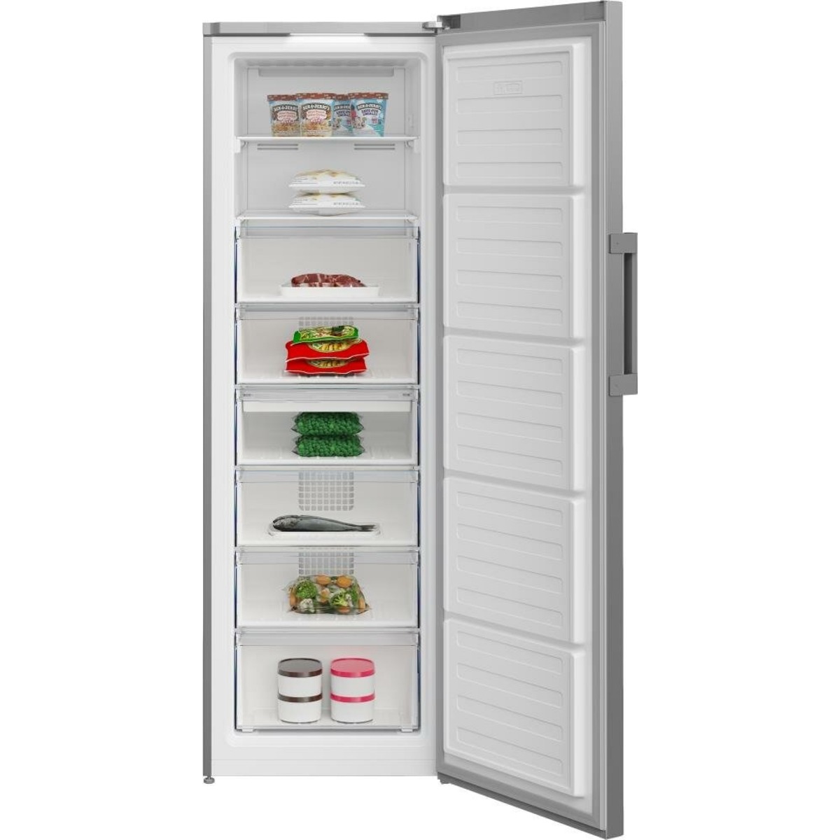 Морозильная камера Beko B3RFNK312G, серый
