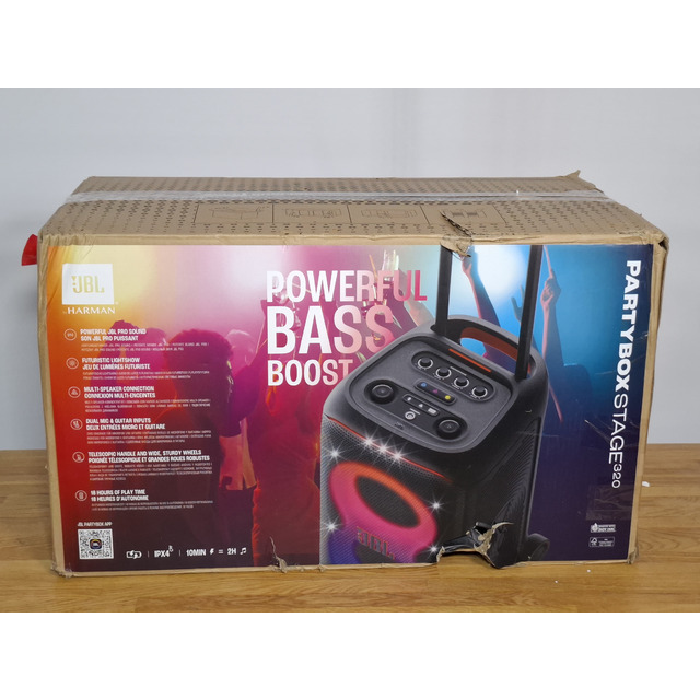 Минисистема JBL Partybox Stage 320, черный