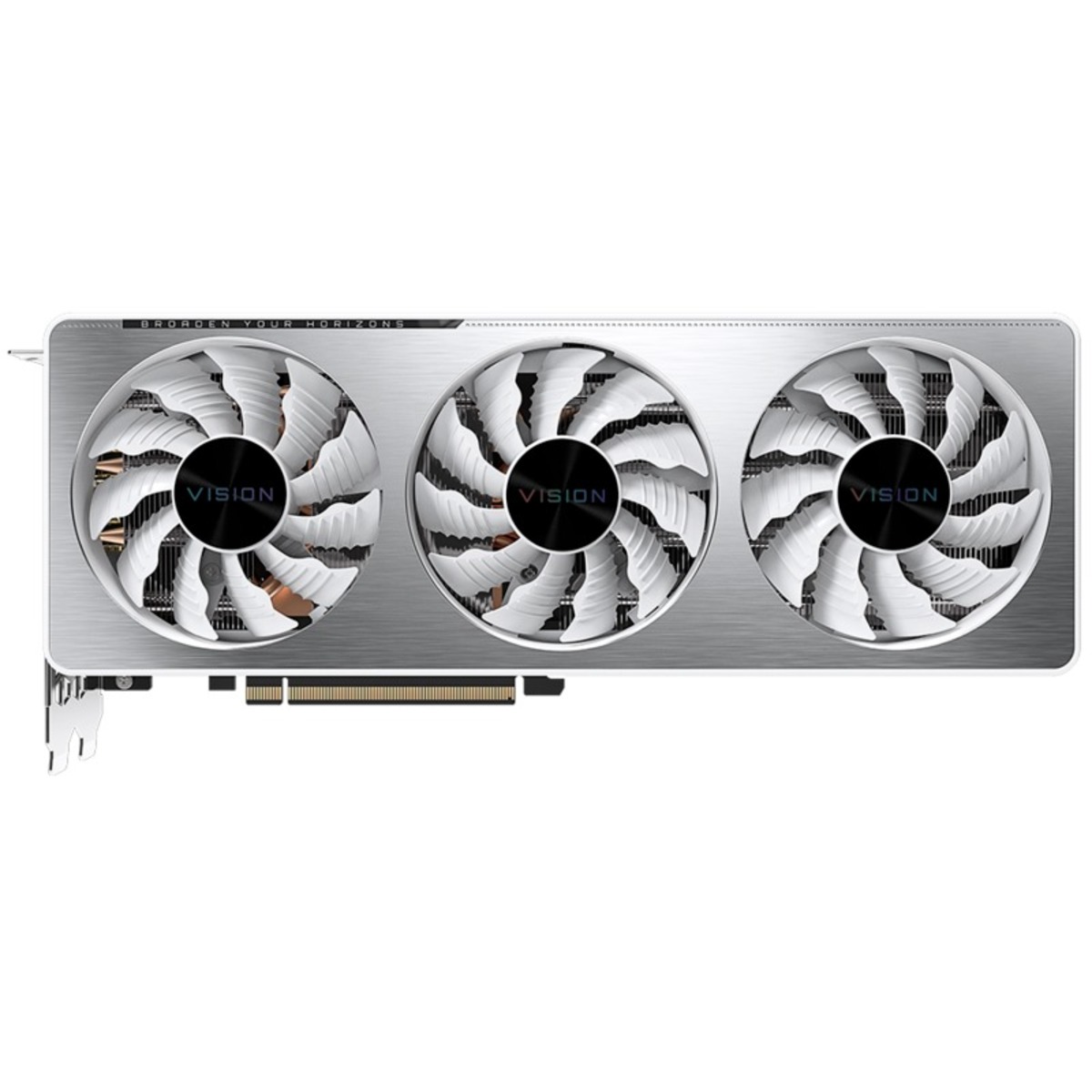 Видеокарта Gigabyte PCI-E 4.0 GV-N3070VISION OC-8GD 2.0 LHR NVIDIA GeForce RTX 3070 8192Mb 256 GDDR6 1815 / 14000 / HDMIx2 / DPx2 / HDCP Ret