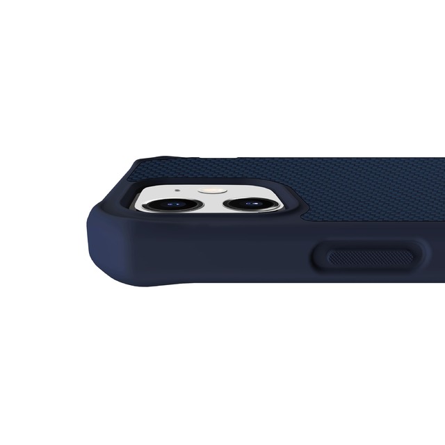 Чехол-накладка iTskins Hybrid Ballistic для смартфона iPhone 12 Mini (Цвет: Deep Blue)