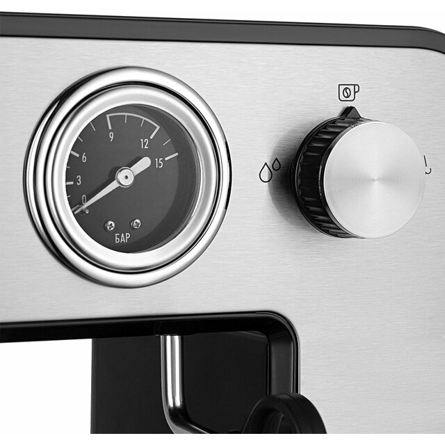 Кофеварка рожковая Kitfort КТ-7515 (Цвет: Silver)