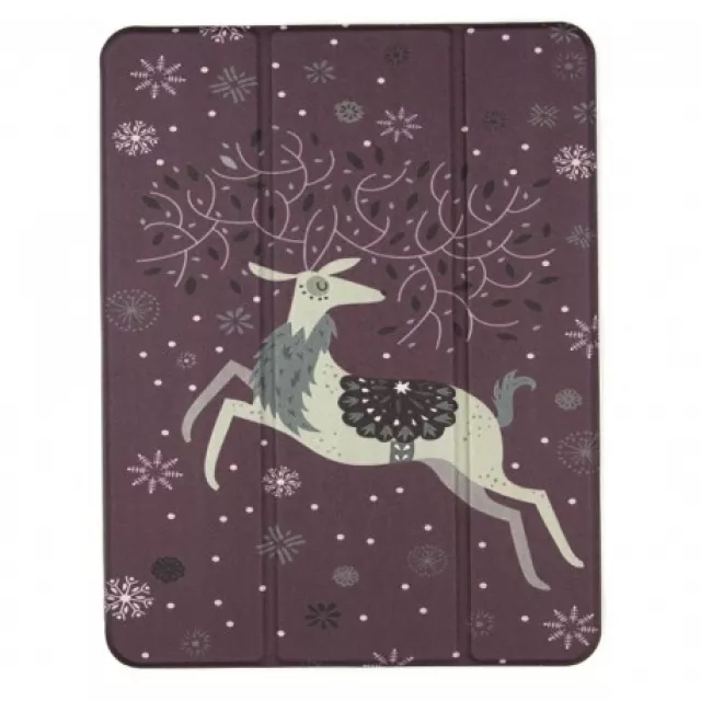 Чехол-книжка Comma Lingos Series Deer Case with Pencil Slot для iPad Air4 10.9 (2020) (Цвет: Purple)