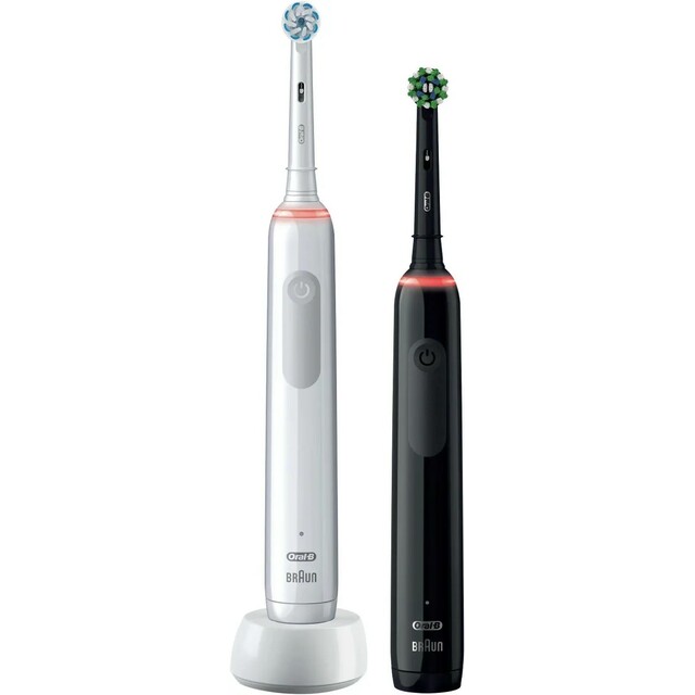 Зубная щетка электрическая Oral-B Pro 3 3500 Duo (Цвет: White / Black)