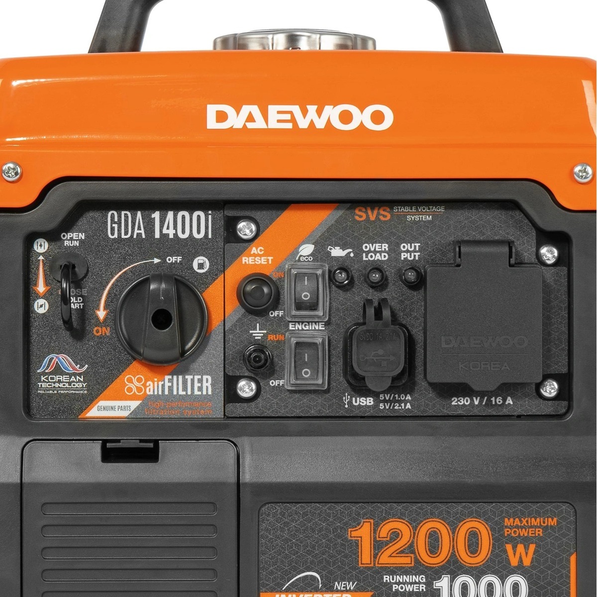 Генератор Daewoo GDA 1400i (Цвет: Orange)