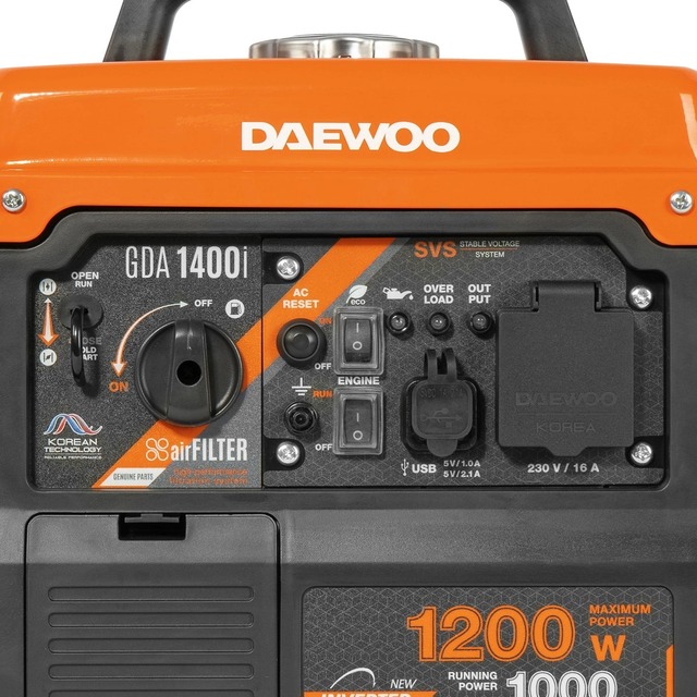 Генератор Daewoo GDA 1400i (Цвет: Orange) Генератор Daewoo GDA 1400i (Цвет: Orange)