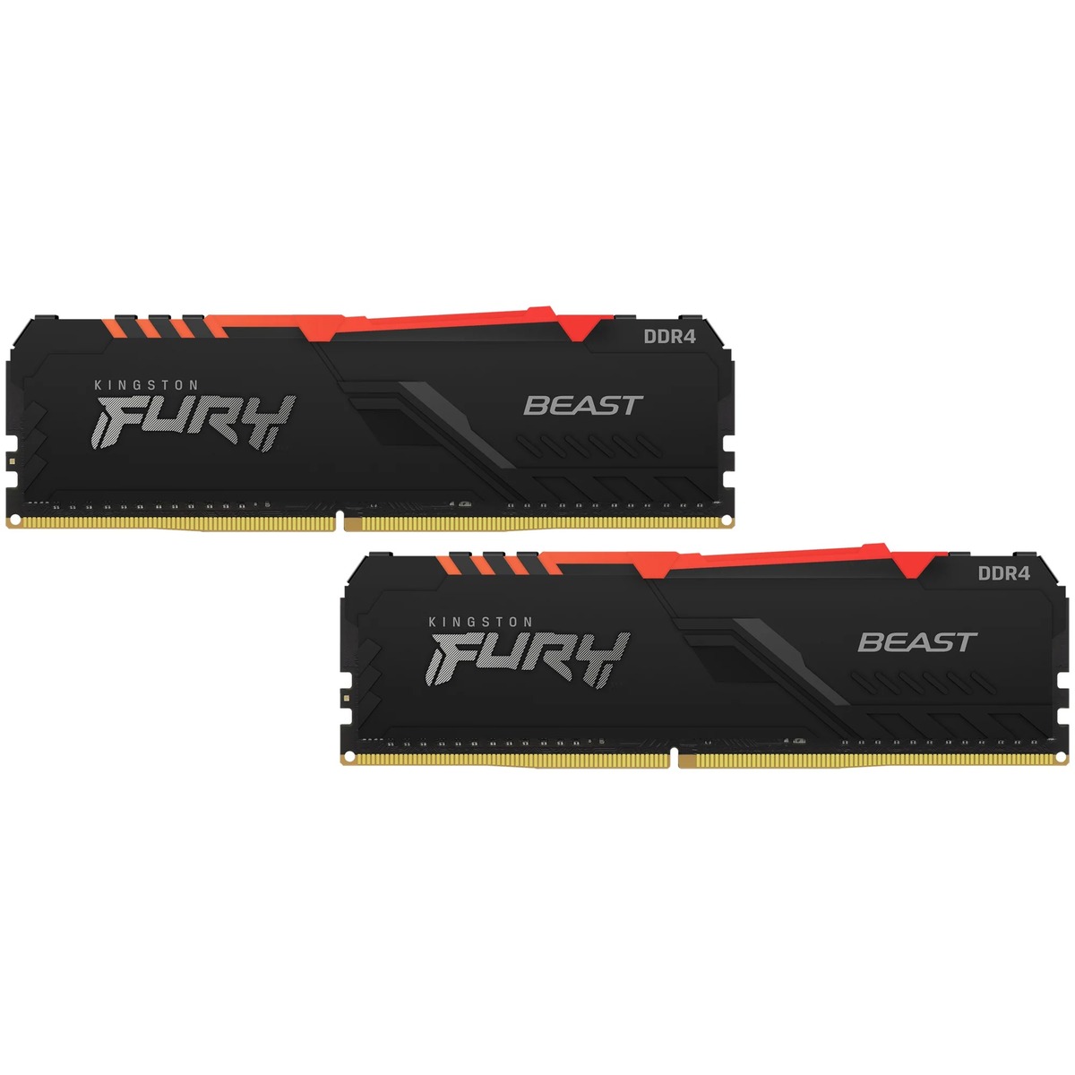 Память DDR4 2x8Gb 3600MHz Kingston FURY Beast KF436C17BBAK2 / 16