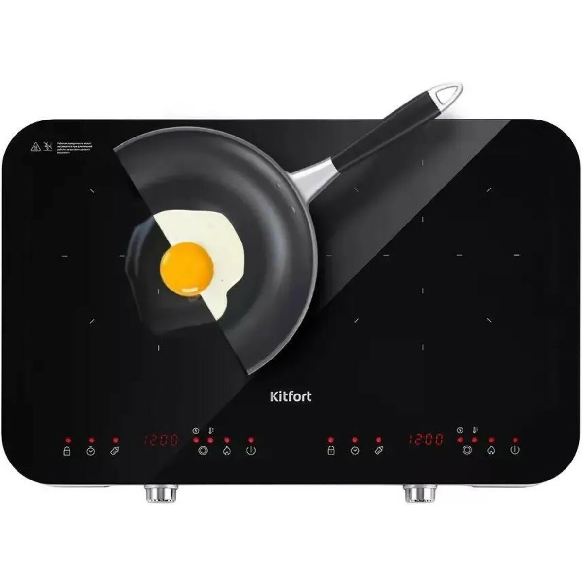 Плита электрическая Kitfort КТ-149, черный 
