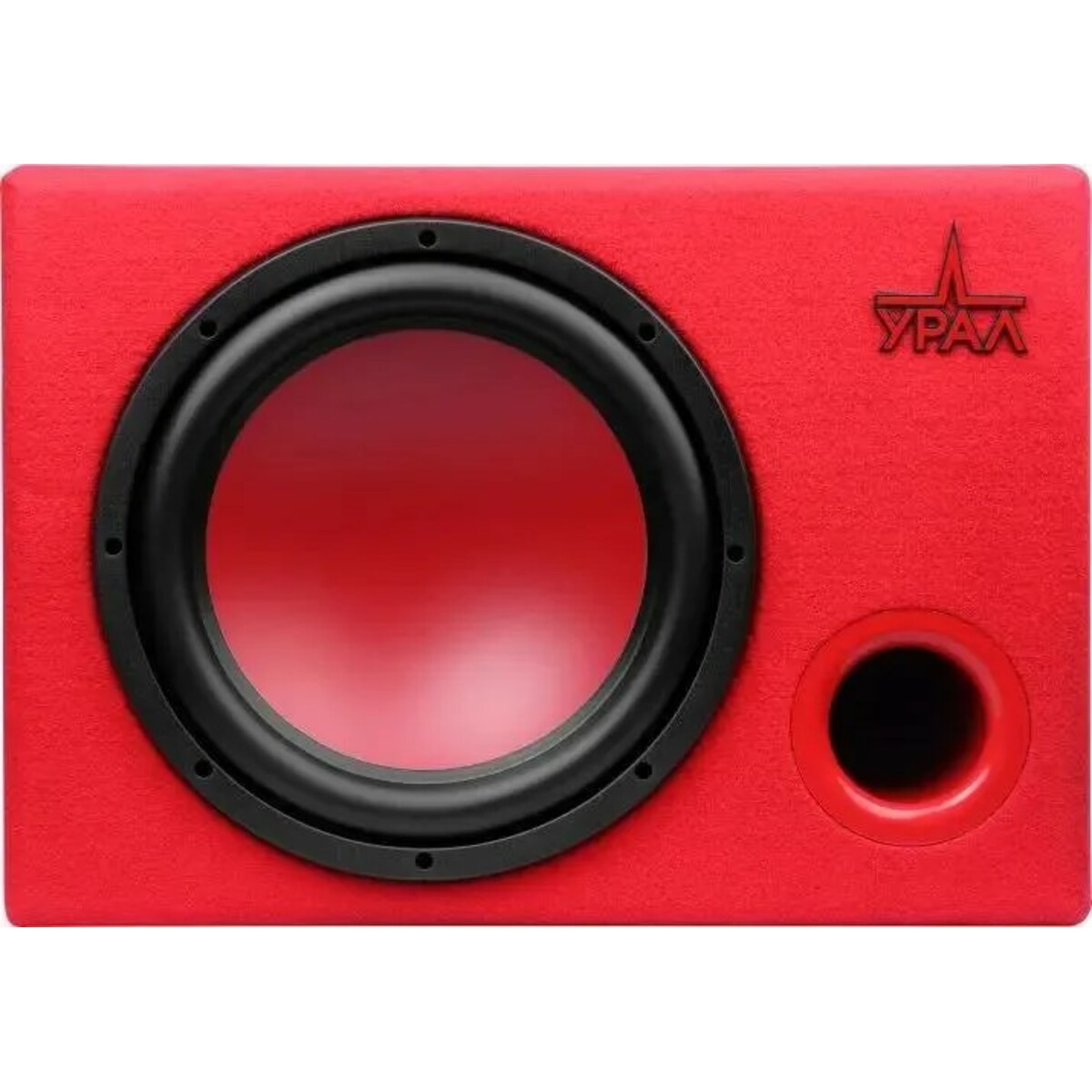 Сабвуфер автомобильный Ural АС-У12А КРАСНЫЙ (Цвет: Red)