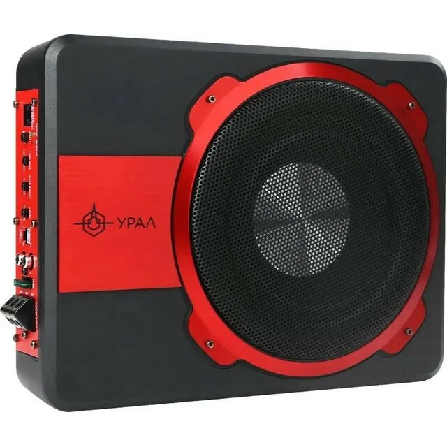 Сабвуфер автомобильный Ural ПМН-1 (Цвет: Red / Black)