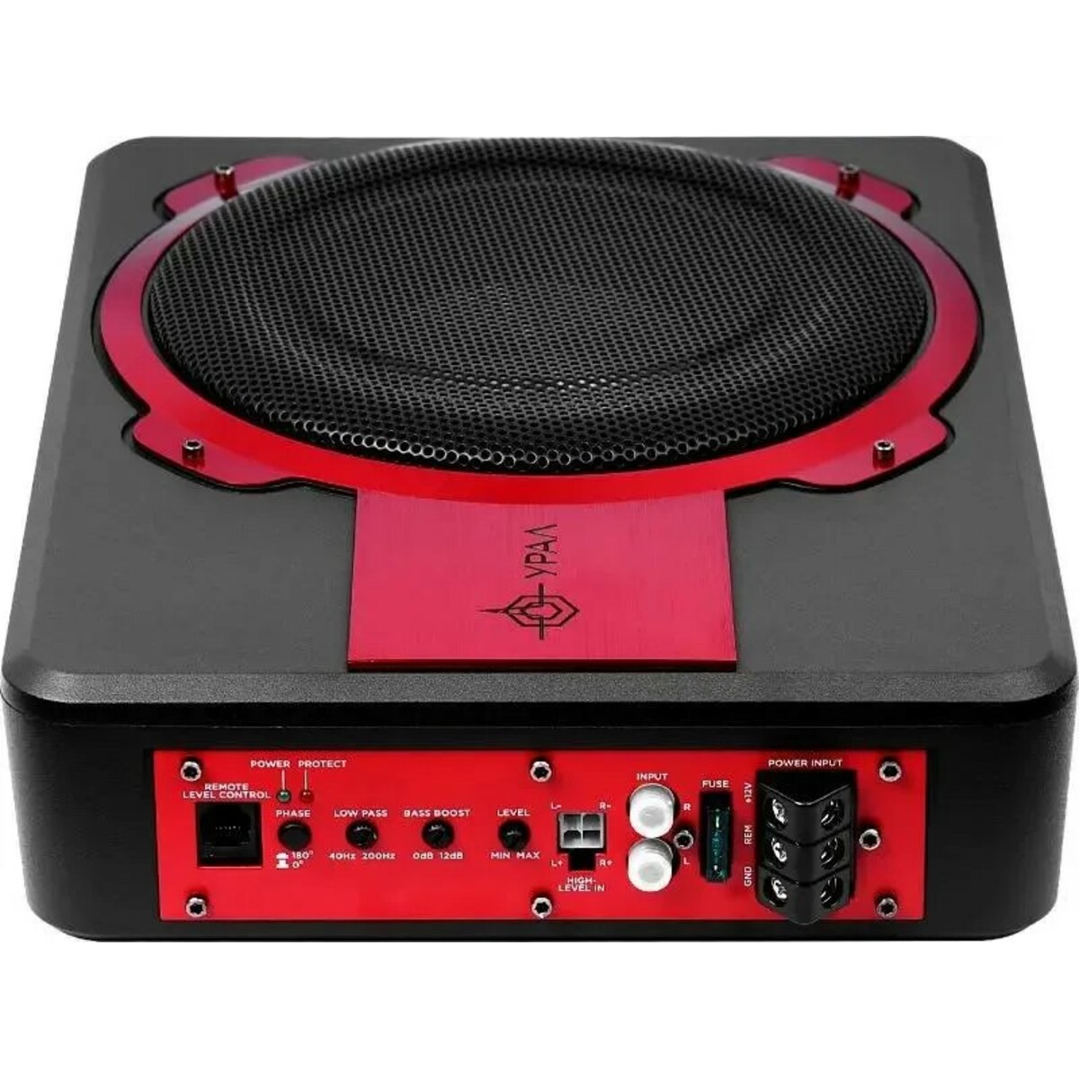 Сабвуфер автомобильный Ural ПМН-1 (Цвет: Red/Black)