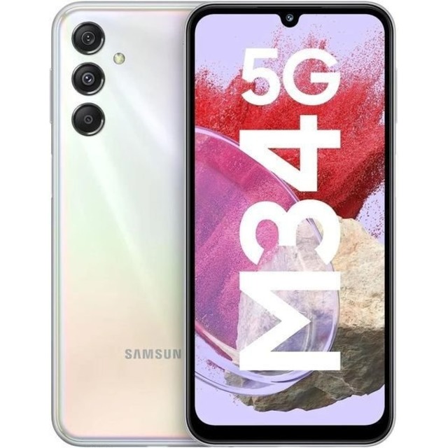 Смартфон Samsung Galaxy M34 5G 6 / 128Gb (Цвет: Silver)