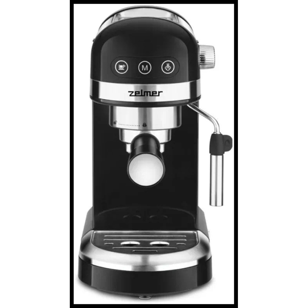 Кофеварка рожковая Zelmer expresso ZCM7295, черный