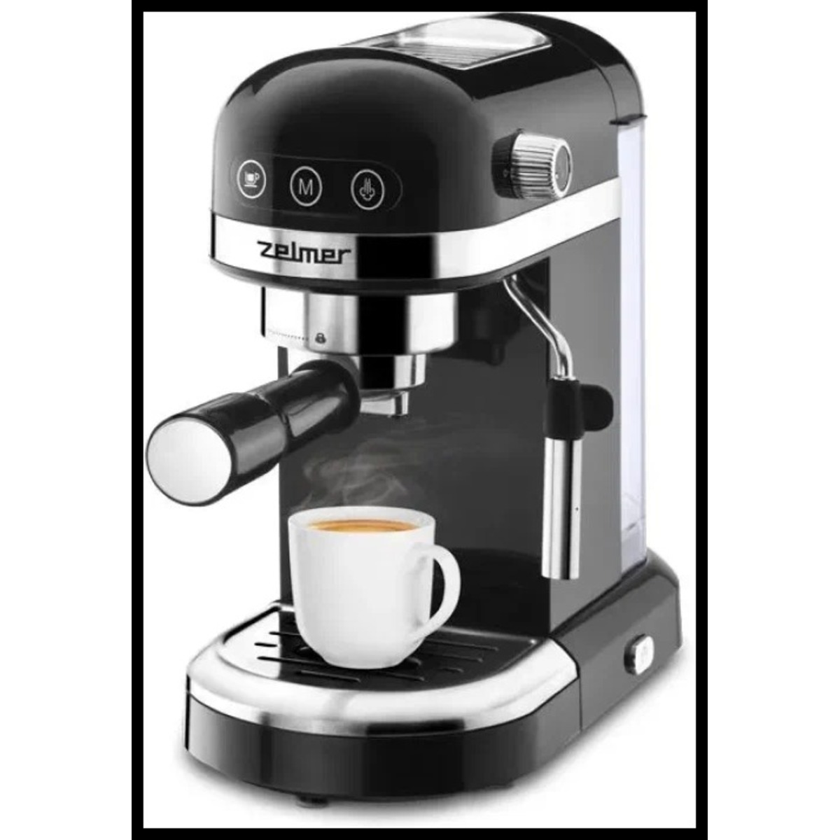 Кофеварка рожковая Zelmer expresso ZCM7295, черный