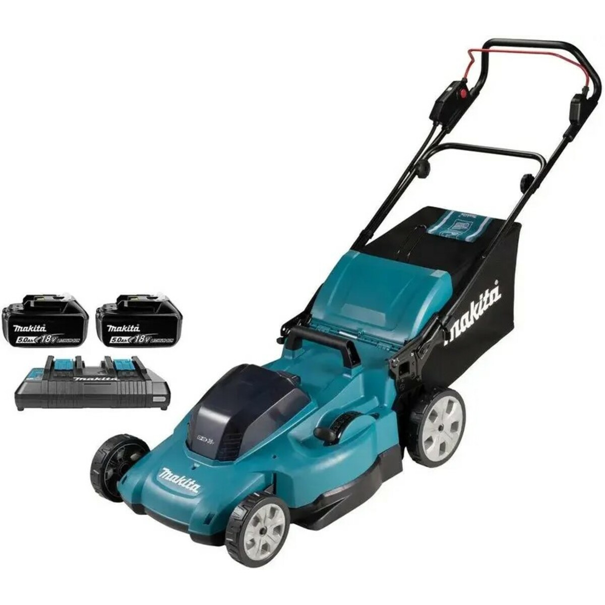 Газонокосилка роторная Makita DLM538CT2 (Цвет: Blue)