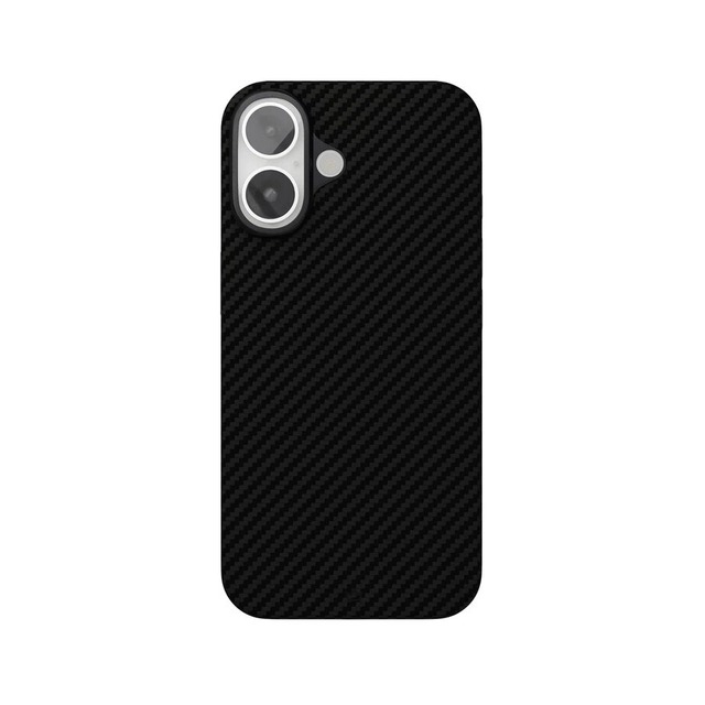 Чехол-накладка VLP Kevlar Сase with MagSafe для смартфона iPhone 16 (Цвет: Black)