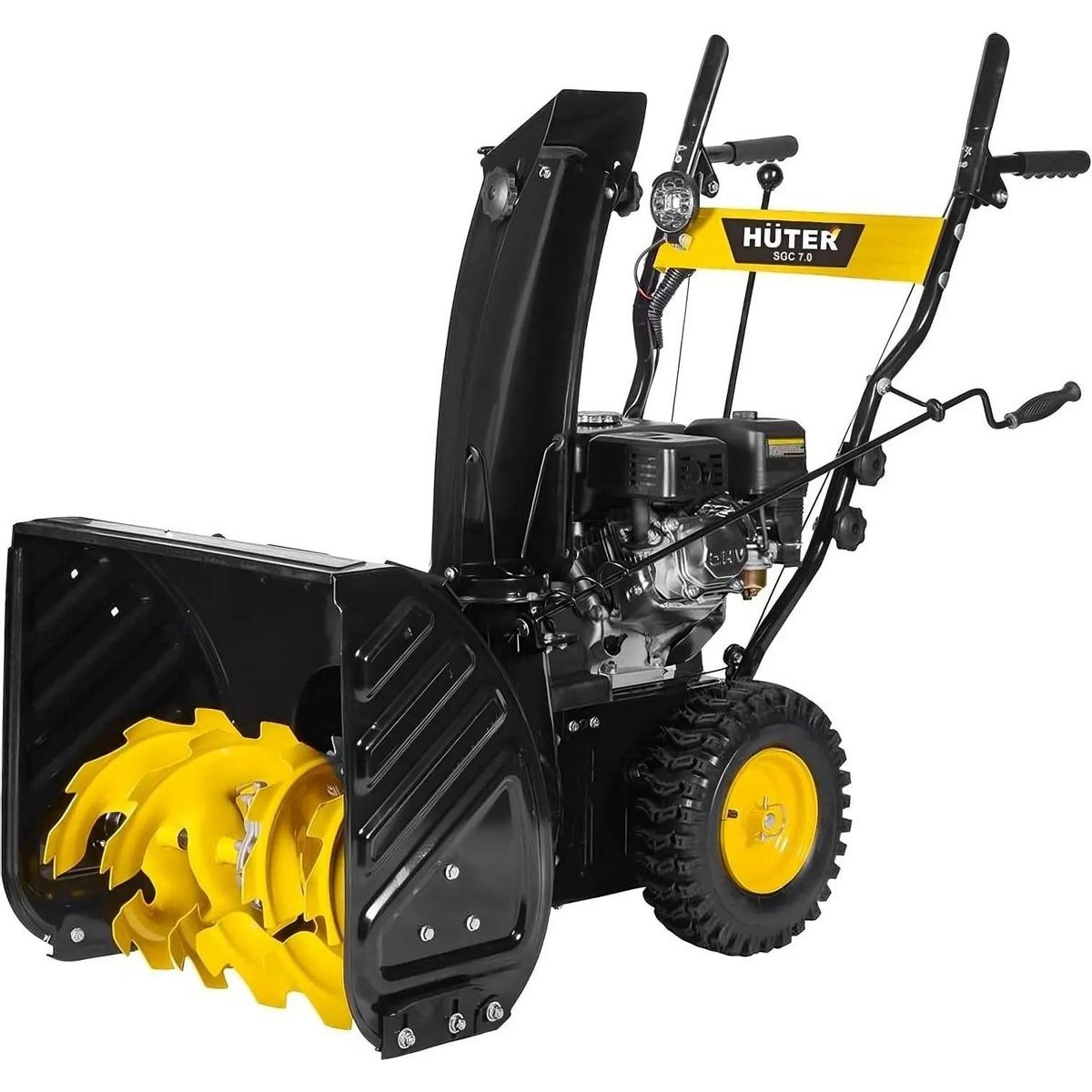Снегоуборщик бензиновый Huter SGC, черный