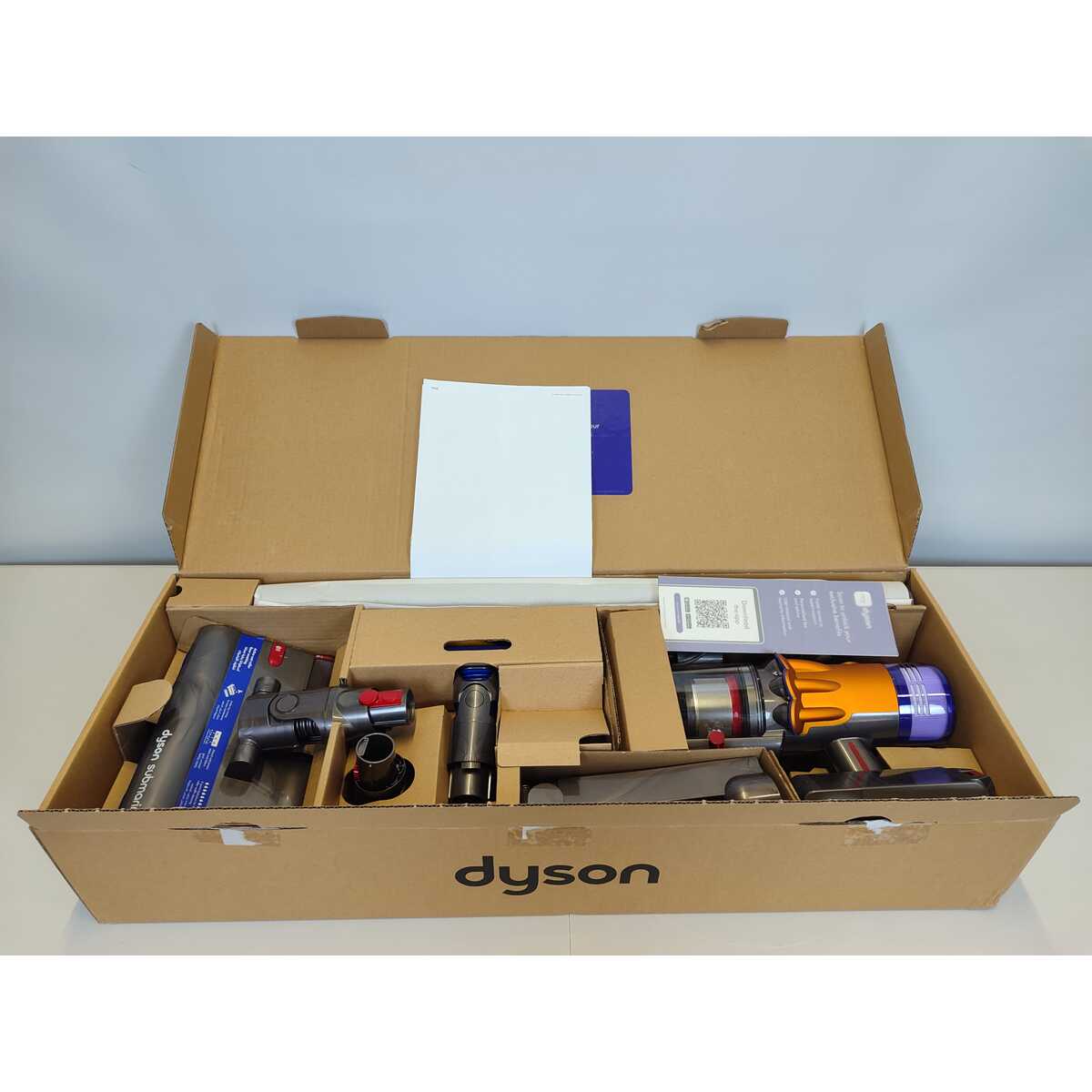 Пылесос Dyson V12s Detect Slim Submarine SV46 (Цвет: Yellow/Nickel)