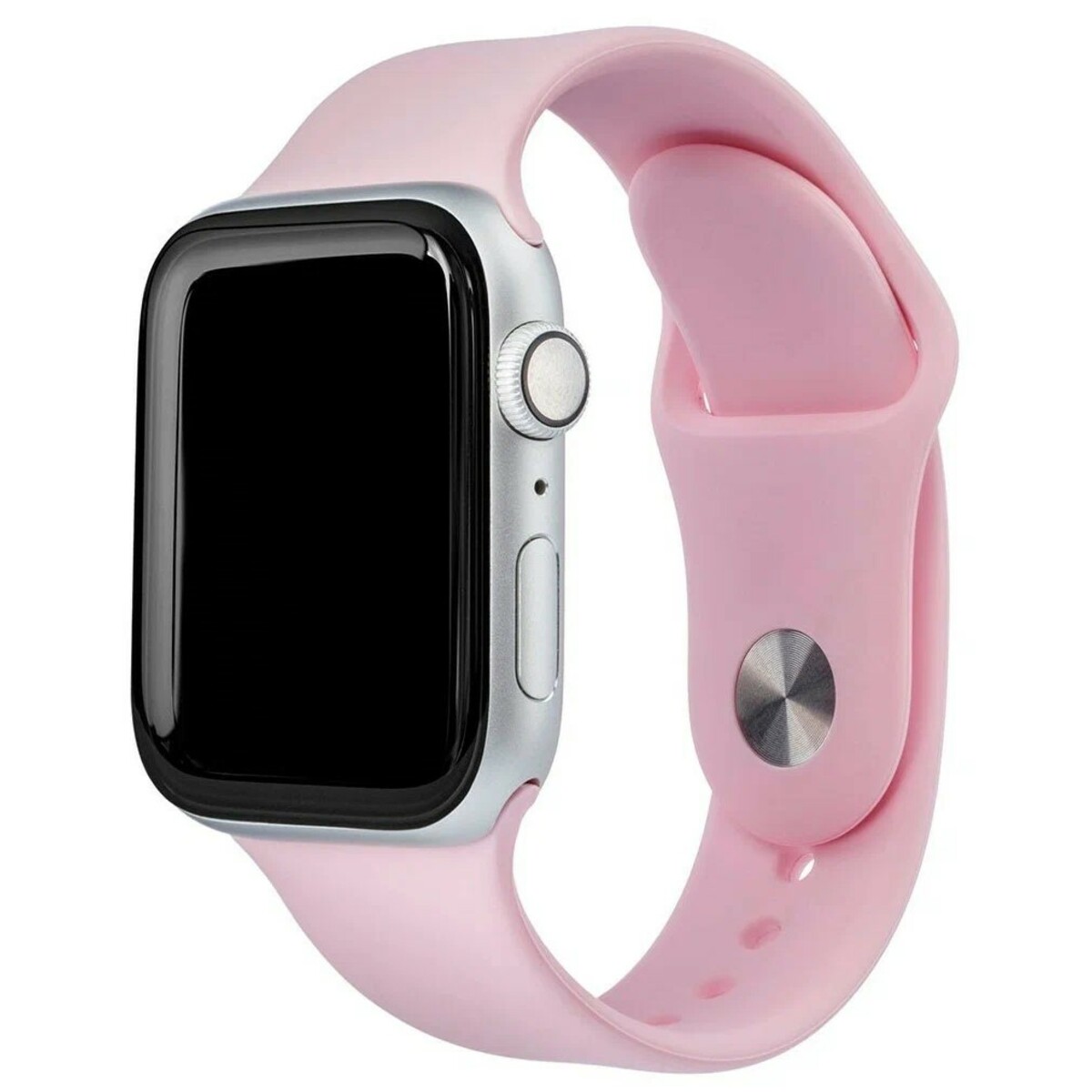 Ремешок силиконовый VLP Silicone Band Soft Touch для Apple Watch 42/44 mm (Цвет: Pink)