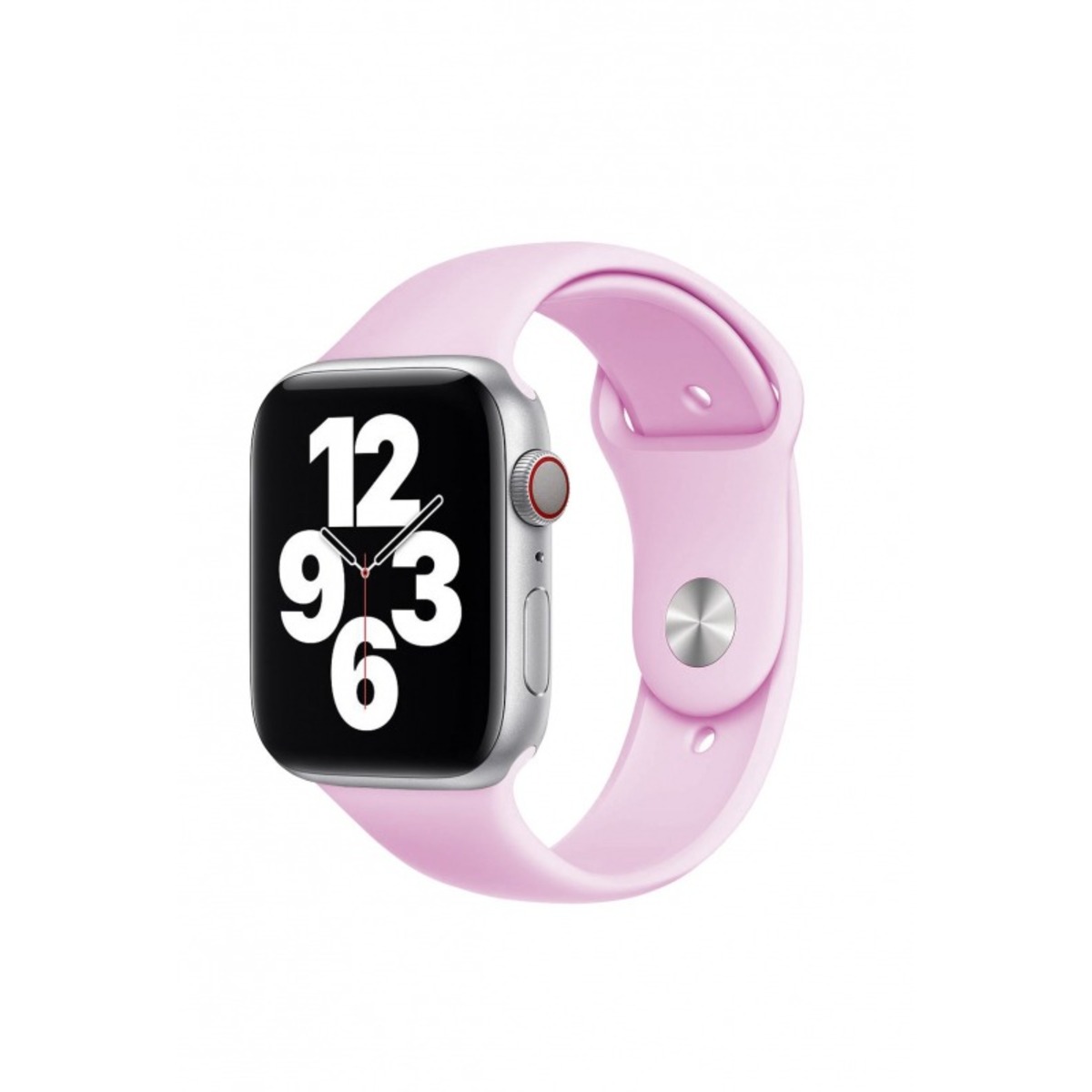 Ремешок силиконовый VLP Silicone Band Soft Touch для Apple Watch 42/44 mm (Цвет: Pink)