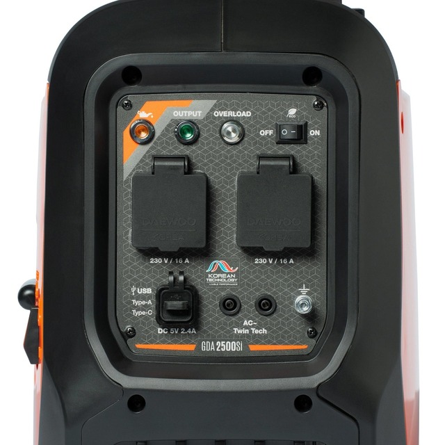 Генератор Daewoo GDA 2500Si (Цвет: Orange) Генератор Daewoo GDA 2500Si (Цвет: Orange)