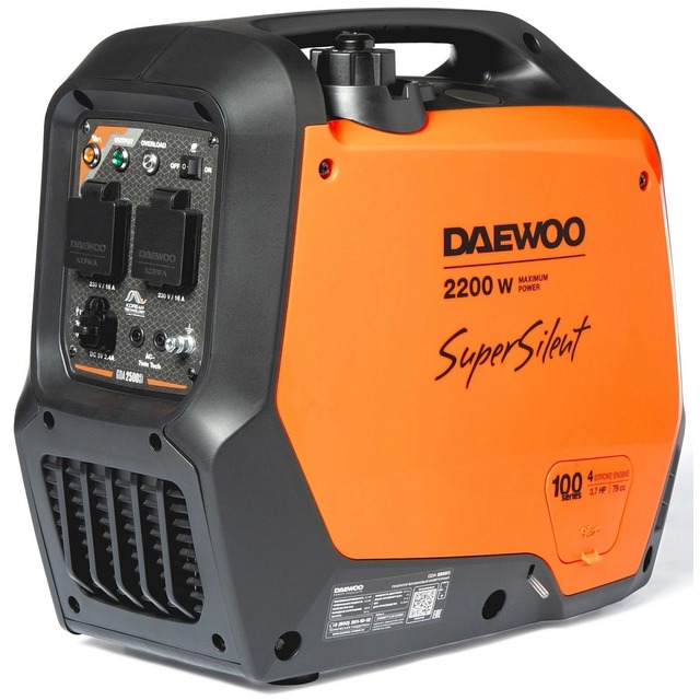 Генератор Daewoo GDA 2500Si (Цвет: Orange) Генератор Daewoo GDA 2500Si (Цвет: Orange)