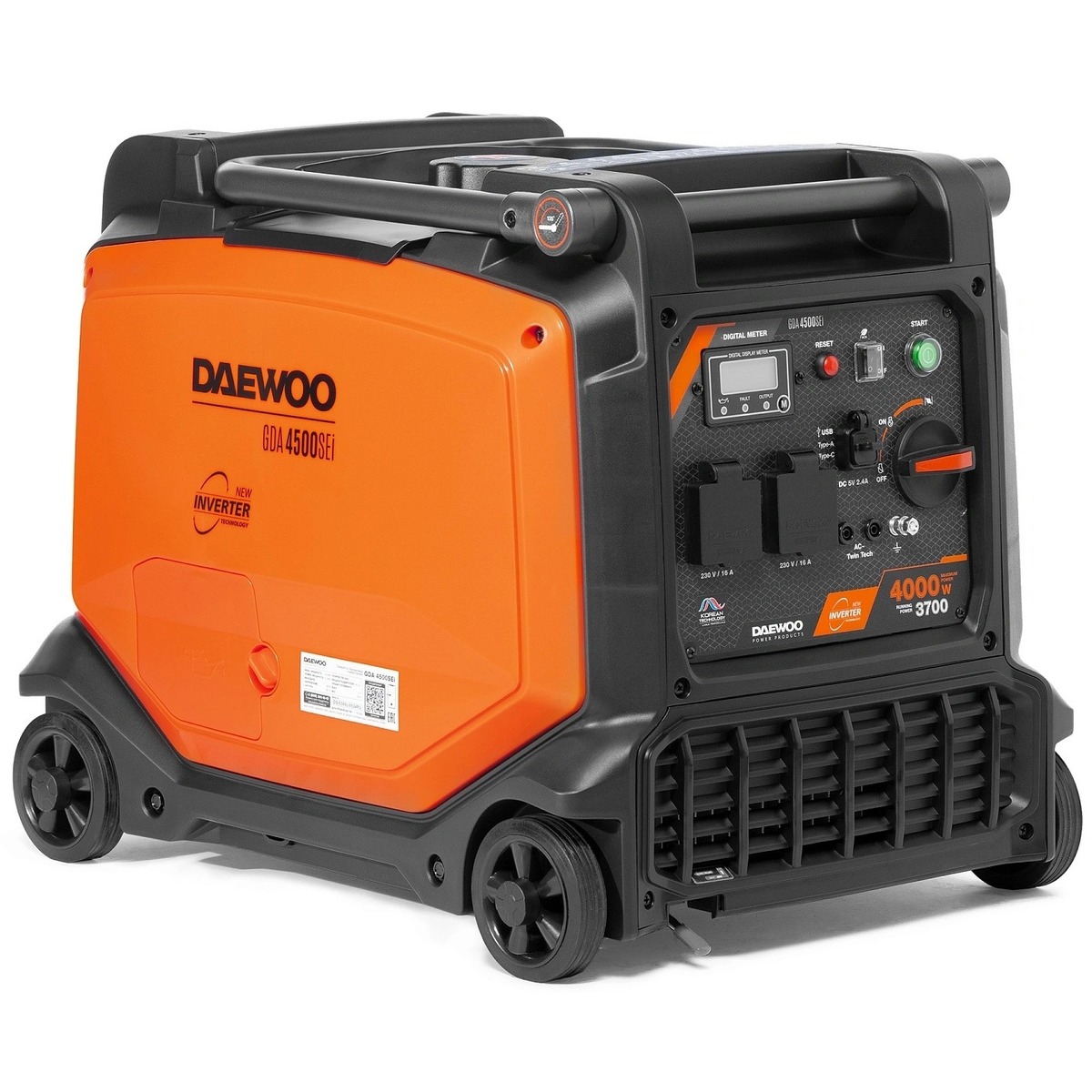 Генератор Daewoo GDA 4500SEi (Цвет: Orange)