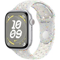 Умные часы Apple Watch Series 10 46mm Aluminum Case with Nike Sport Band M/L (Цвет: Silver/Pure Platinum)