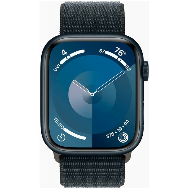 Умные часы Apple Watch Series 9 41mm Aluminum Case with Sport Loop (Цвет: Midnight)