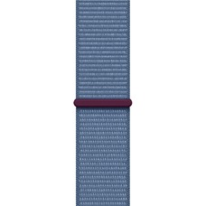 Умные часы Apple Watch Series 9 41mm Aluminum Case with Sport Loop (Цвет: Silver/Blue)