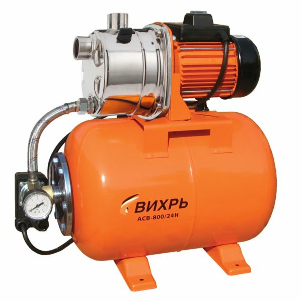 Насосная станция напорный Вихрь ACB-800 / 24H (Цвет: Orange)