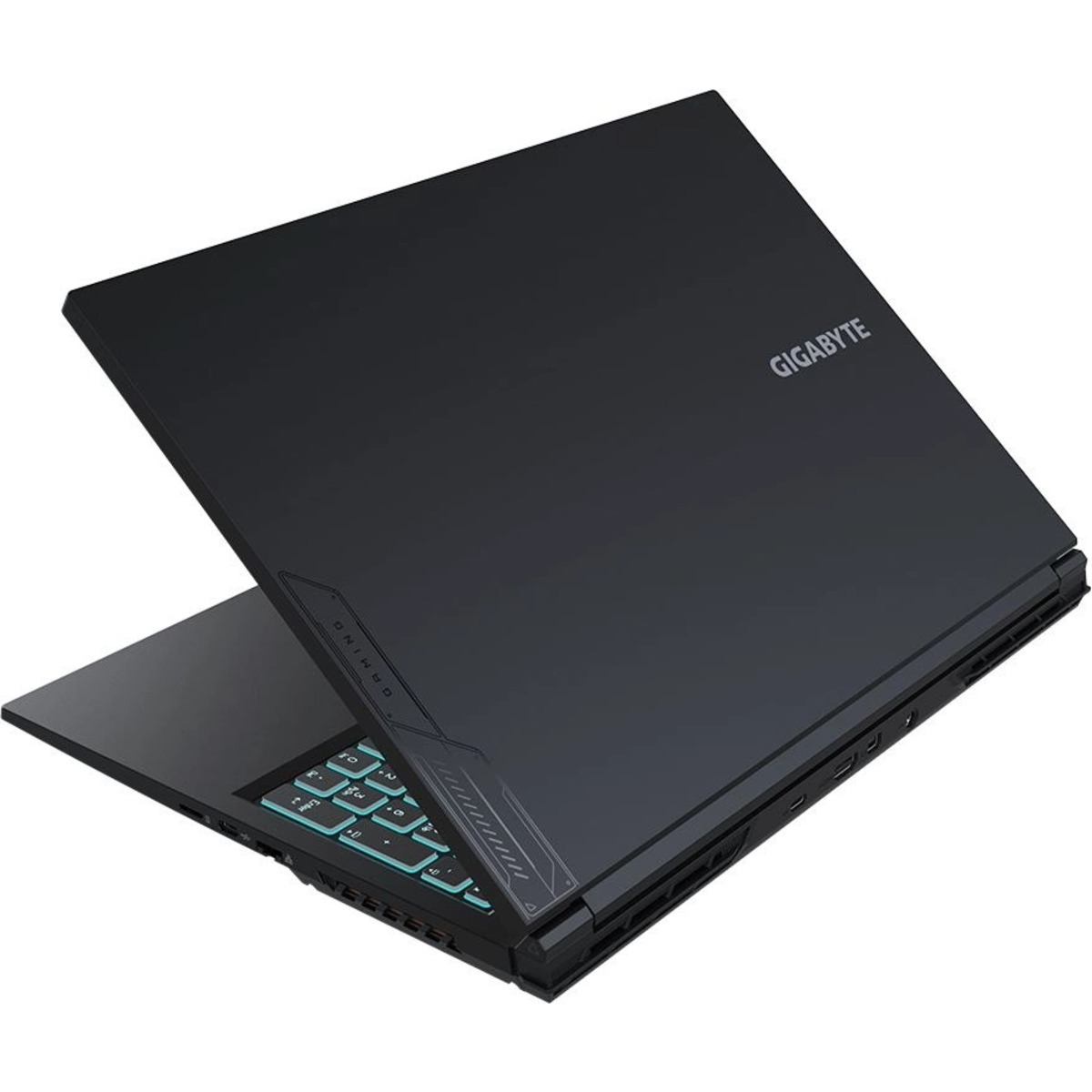 Ноутбук Gigabyte G6 Core i7 13620H 16Gb SSD1Tb NVIDIA GeForce RTX4060 8Gb 16 IPS FHD+ (1920x1200) Free DOS black WiFi BT Cam (KF-H3KZ854KD)