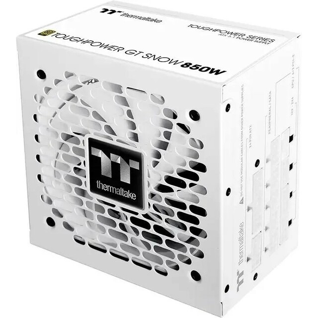 Блок питания Thermaltake ATX 850W Toughpower GT Gen.5 SNOW Блок питания Thermaltake ATX 850W Toughpower GT Gen.5 SNOW