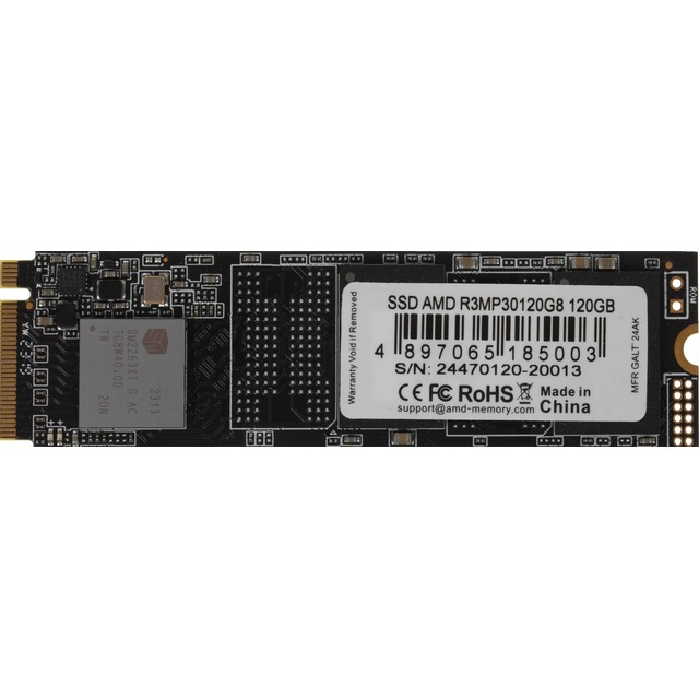 Накопитель SSD AMD PCIe 3.0 x4 120GB R3MP30120G8