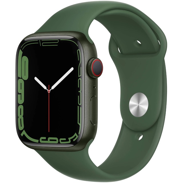 Умные часы Apple Watch Series 7 41mm Cellular Aluminum Case with Sport Band (Цвет: Green Clover)