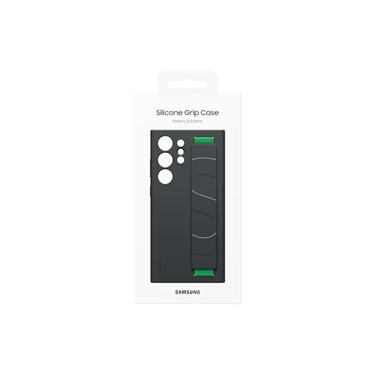 Чехол-накладка Samsung Silicone Grip Case для смартфона Samsung Galaxy S23 Ultra (Цвет: Black)