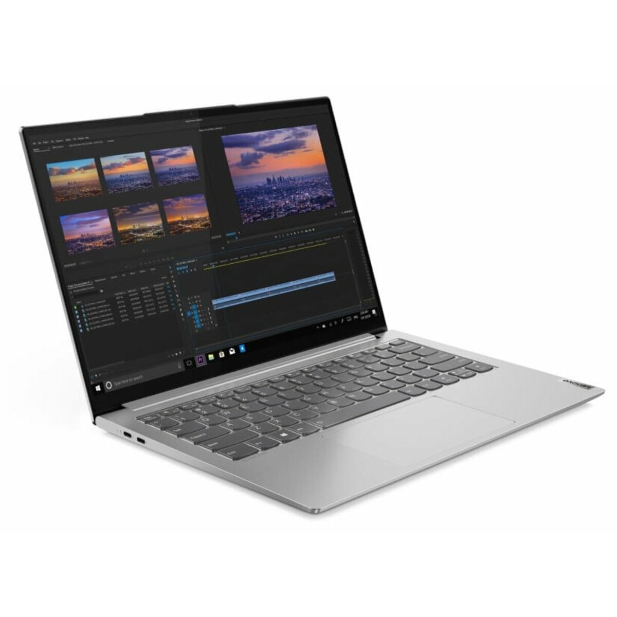 Ультрабук Lenovo Yoga Slim7 Pro 14ACH5 Ryzen 7 5800H 16Gb SSD512Gb AMD Radeon 14 2.8K (2880x1800) Windows 11 silver WiFi BT Cam