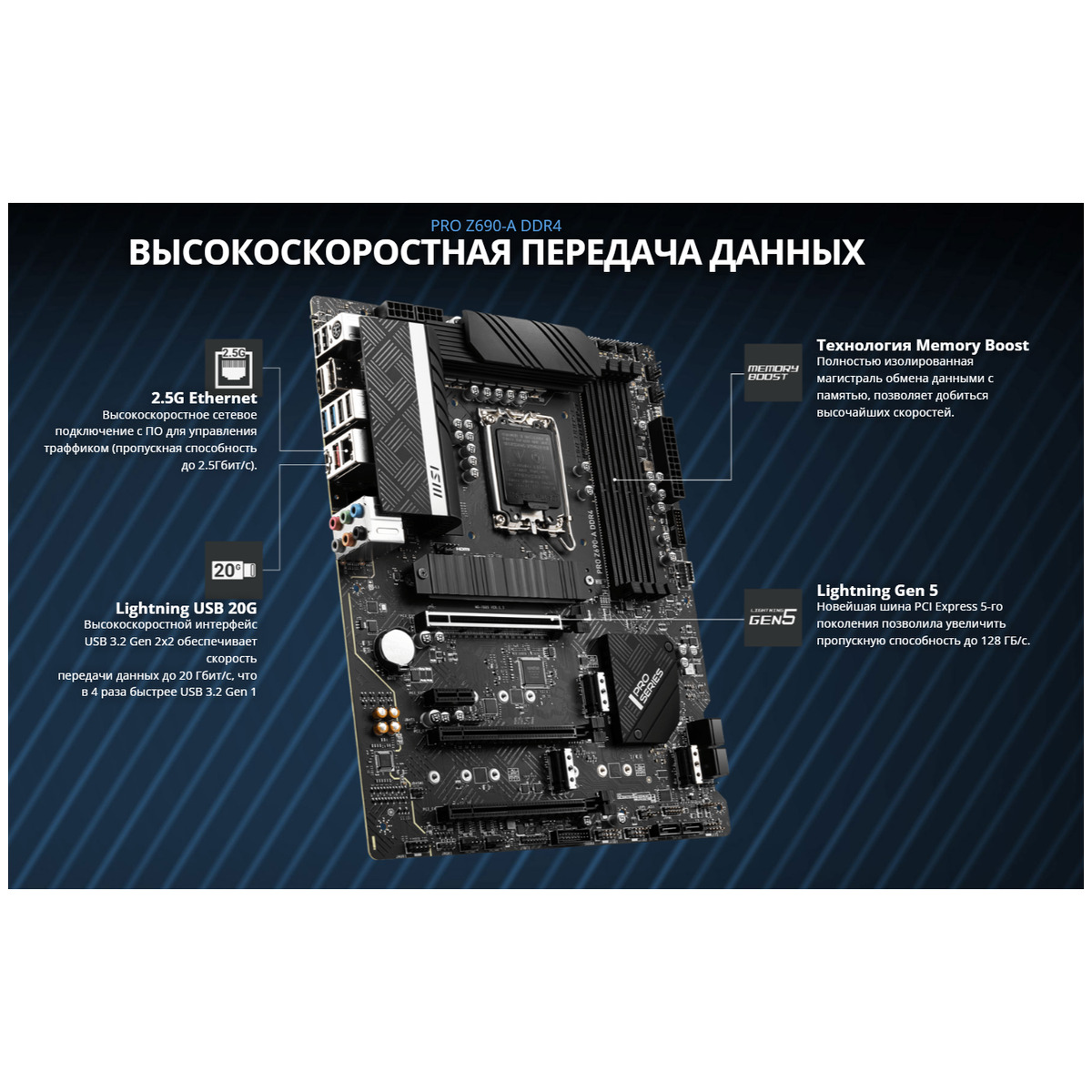 Материнская плата MSI PRO Z690-A DDR4