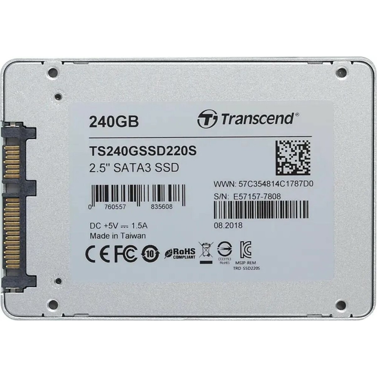 Накопитель SSD Transcend SATA III 240Gb TS240GSSD220S